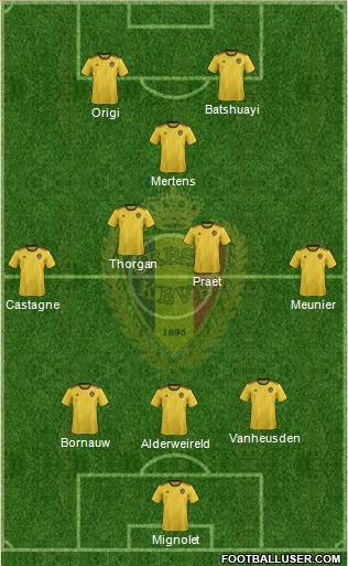 Belgium Formation 2020