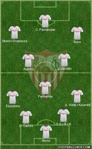 Sevilla F.C., S.A.D. Formation 2020