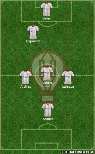 Huracán football formation