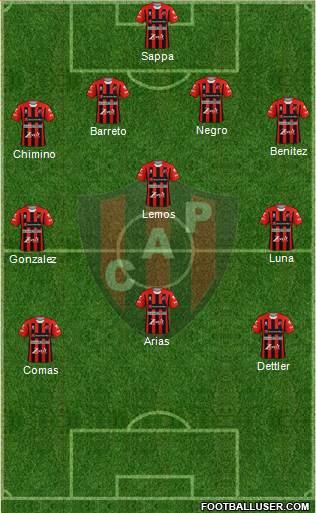 Patronato de Paraná football formation