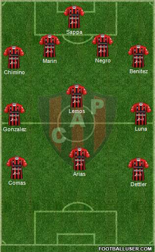 Patronato de Paraná football formation