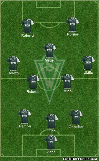CD Santiago Wanderers S.A.D.P. Formation 2020