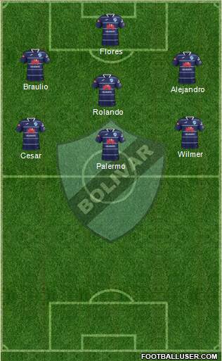 C Bolívar football formation