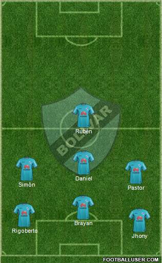 C Bolívar football formation