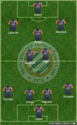 Montpellier Hérault Sport Club football formation