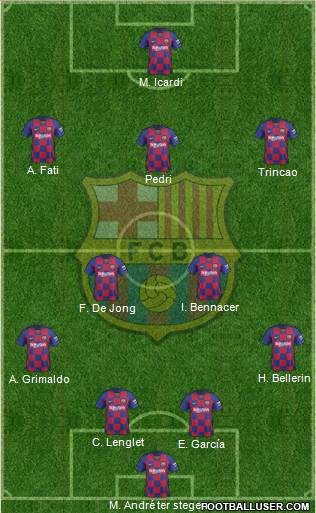 F.C. Barcelona Formation 2020
