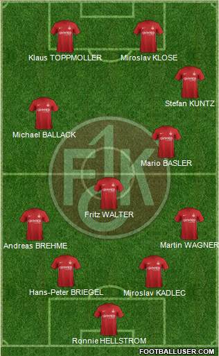 1.FC Kaiserslautern football formation