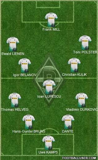 Borussia Mönchengladbach Formation 2021