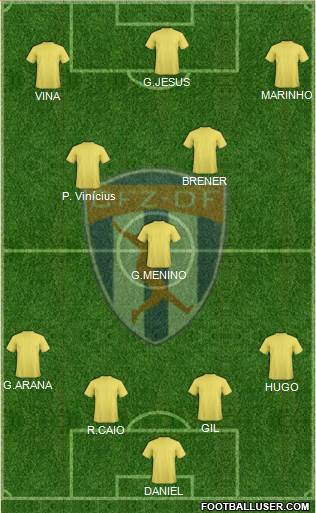 CF Zico de Brasília SE Formation 2021