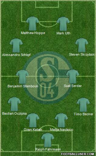 FC Schalke 04 football formation