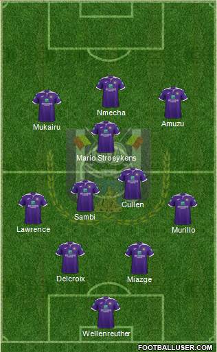 RSC Anderlecht Formation 2021