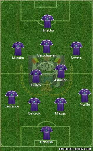 RSC Anderlecht Formation 2021