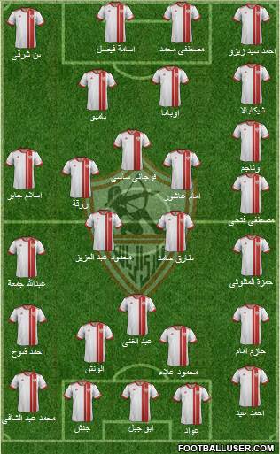 Zamalek Sporting Club football formation