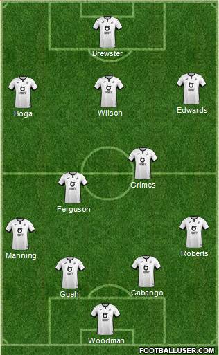 Swansea City football formation