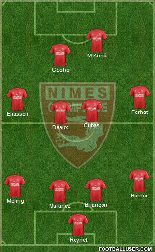 Nîmes Olympique Formation 2021