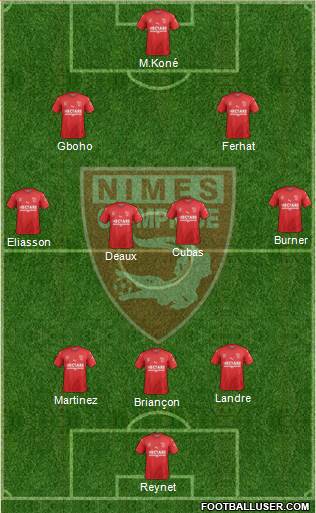 Nîmes Olympique Formation 2021