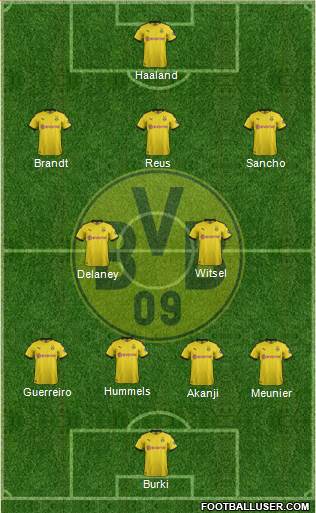 Borussia Dortmund Formation 2021