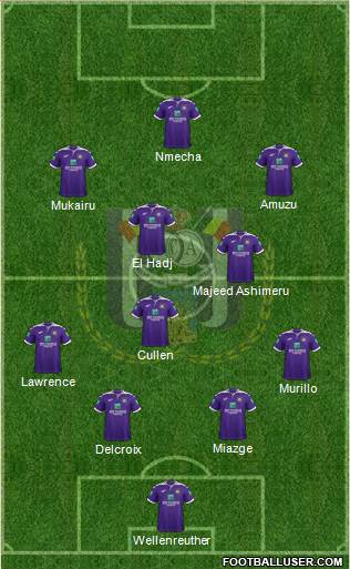 RSC Anderlecht Formation 2021