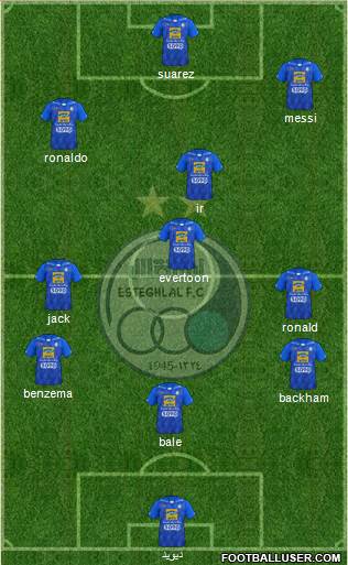 Esteghlal Tehran Formation 2021