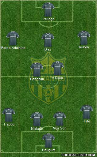 FC Nantes football formation