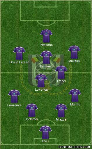 RSC Anderlecht Formation 2021
