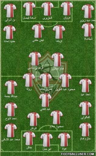 Zamalek Sporting Club football formation