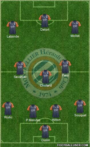 Montpellier Hérault Sport Club football formation