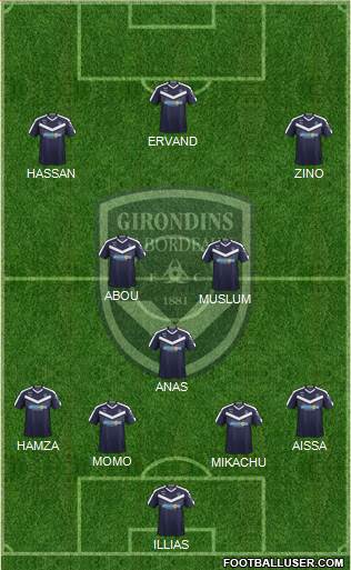 FC Girondins de Bordeaux Formation 2021
