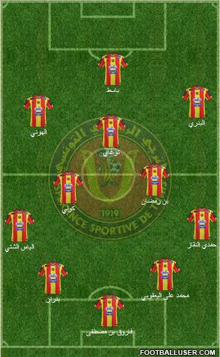 Espérance Sportive de Tunis football formation