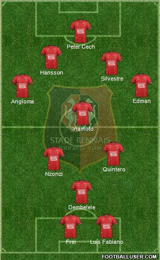 Stade Rennais Football Club Formation 2021