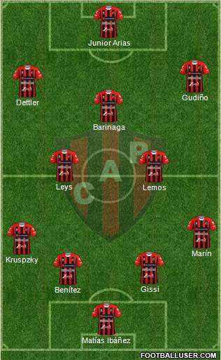 Patronato de Paraná football formation