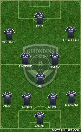 FC Girondins de Bordeaux Formation 2021
