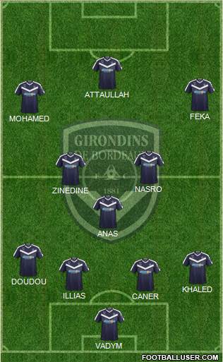 FC Girondins de Bordeaux Formation 2021