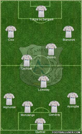 Amiens Sporting Club Football Formation 2021