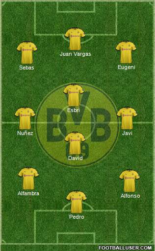 Borussia Dortmund Formation 2021