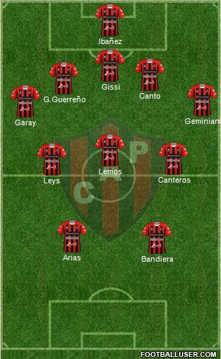 Patronato de Paraná football formation