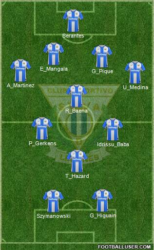 C.D. Leganés S.A.D. football formation