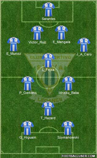 C.D. Leganés S.A.D. football formation