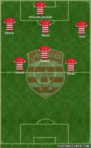 Club Africain Tunis Formation 2021
