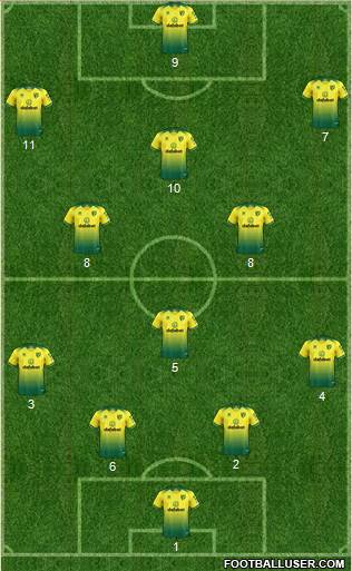 Norwich City Formation 2021