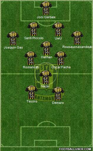 Deportivo Santamarina Formation 2021