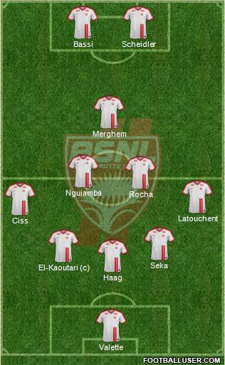 A.S. Nancy Lorraine football formation