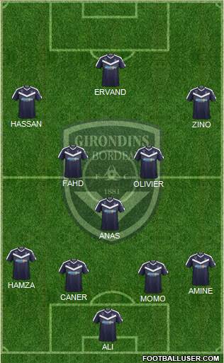 FC Girondins de Bordeaux Formation 2021