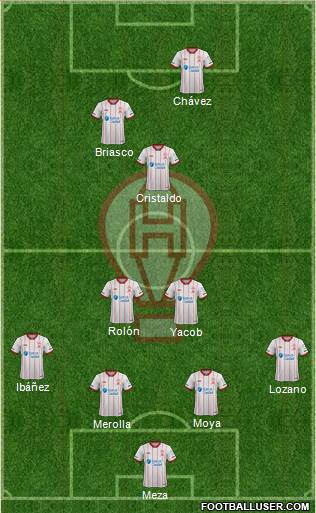 Huracán football formation