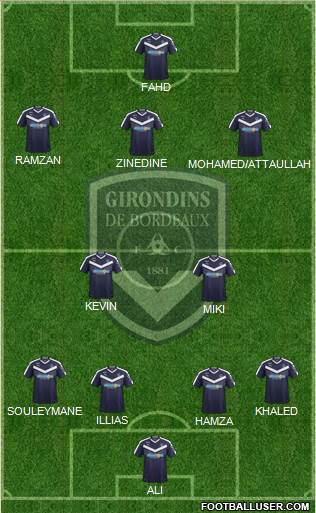 FC Girondins de Bordeaux Formation 2021