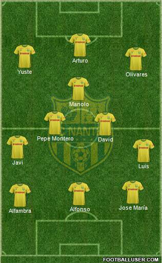 FC Nantes football formation