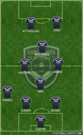FC Girondins de Bordeaux Formation 2021