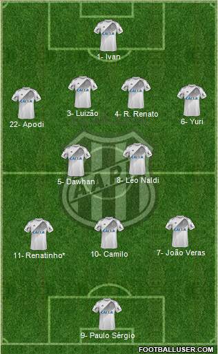 AA Ponte Preta Formation 2021