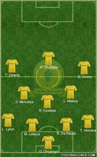 Mamelodi Sundowns football formation