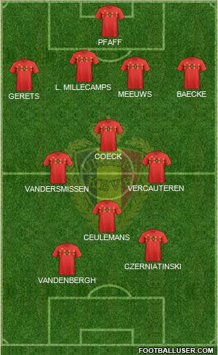 Belgium Formation 2021
